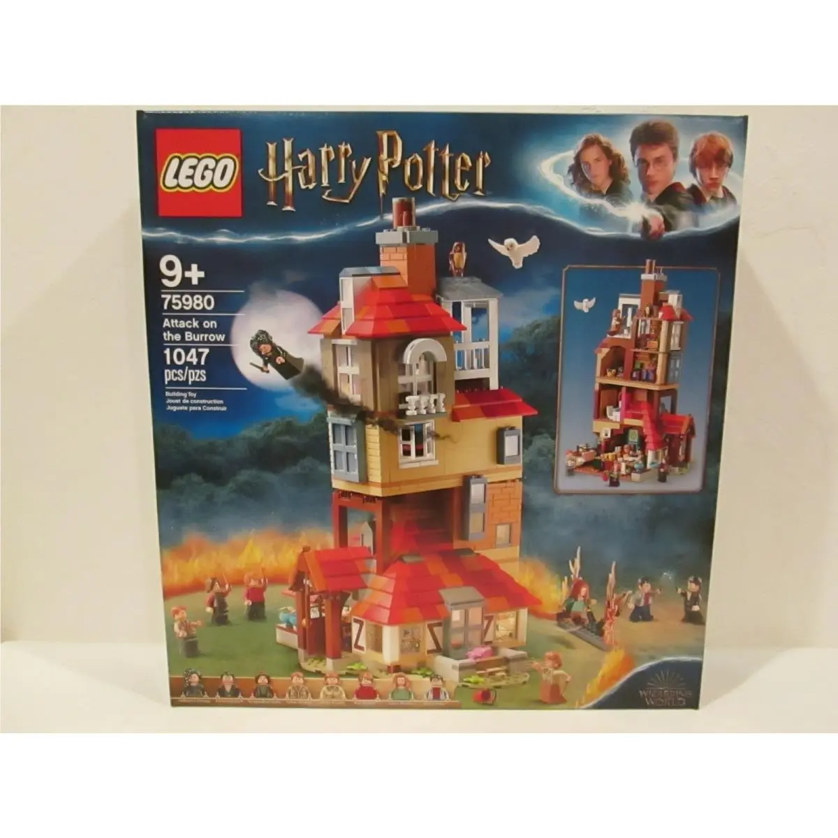 Lego Harry Potter Set 75980 Attack on The Burrow Bellatrix Ginny