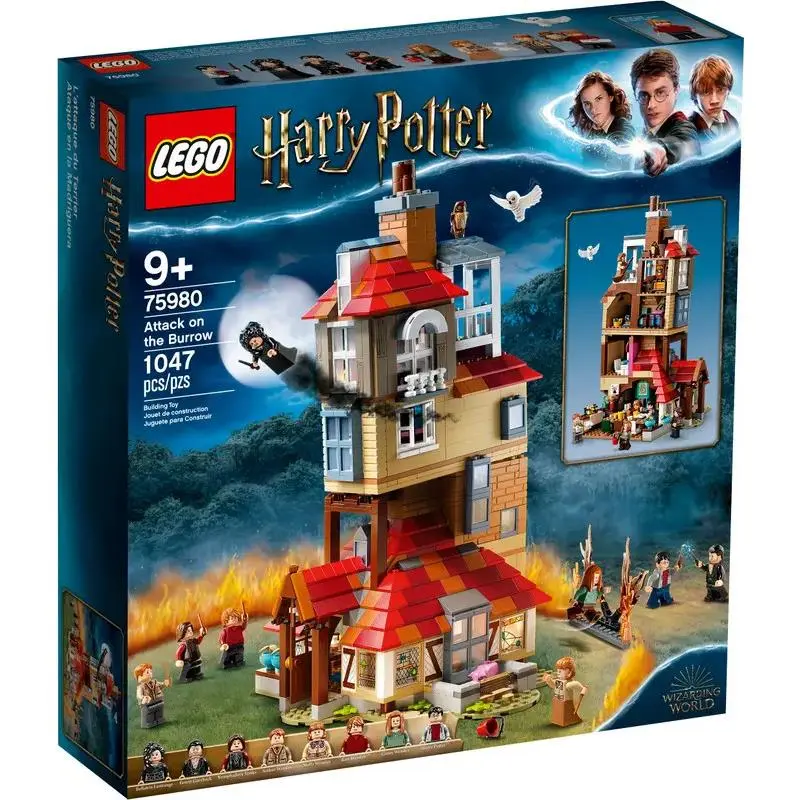Lego Harry Potter Attack on The Burrow 75980 Retired
