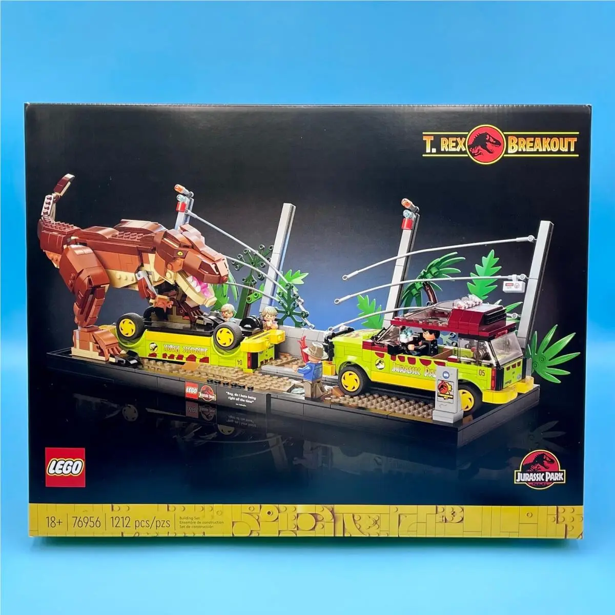 Lego Jurassic Park World T. Rex Breakout 76956 Dinosaur + Minifigures