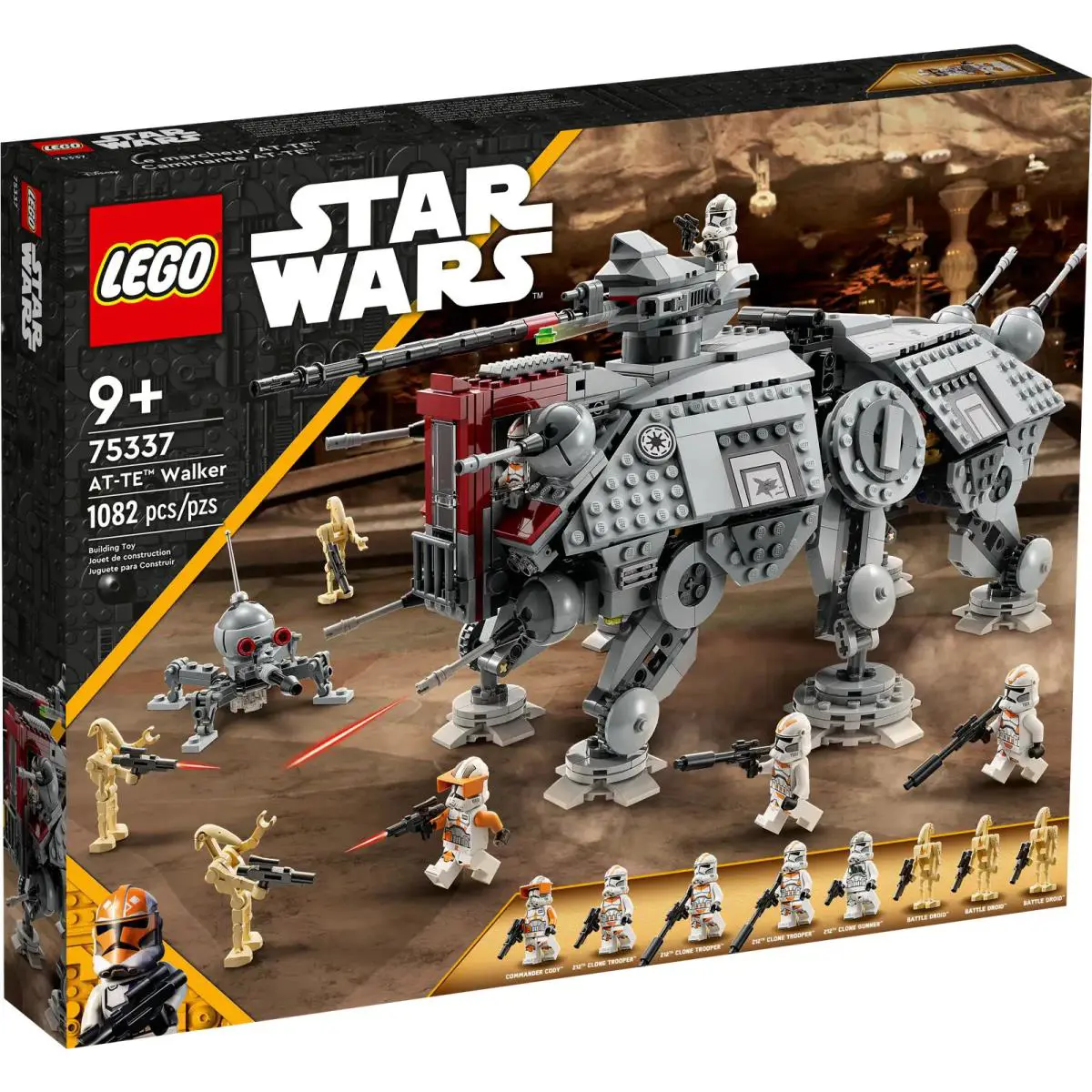 At-te Walker Commander Cody Lego Star Wars 75337