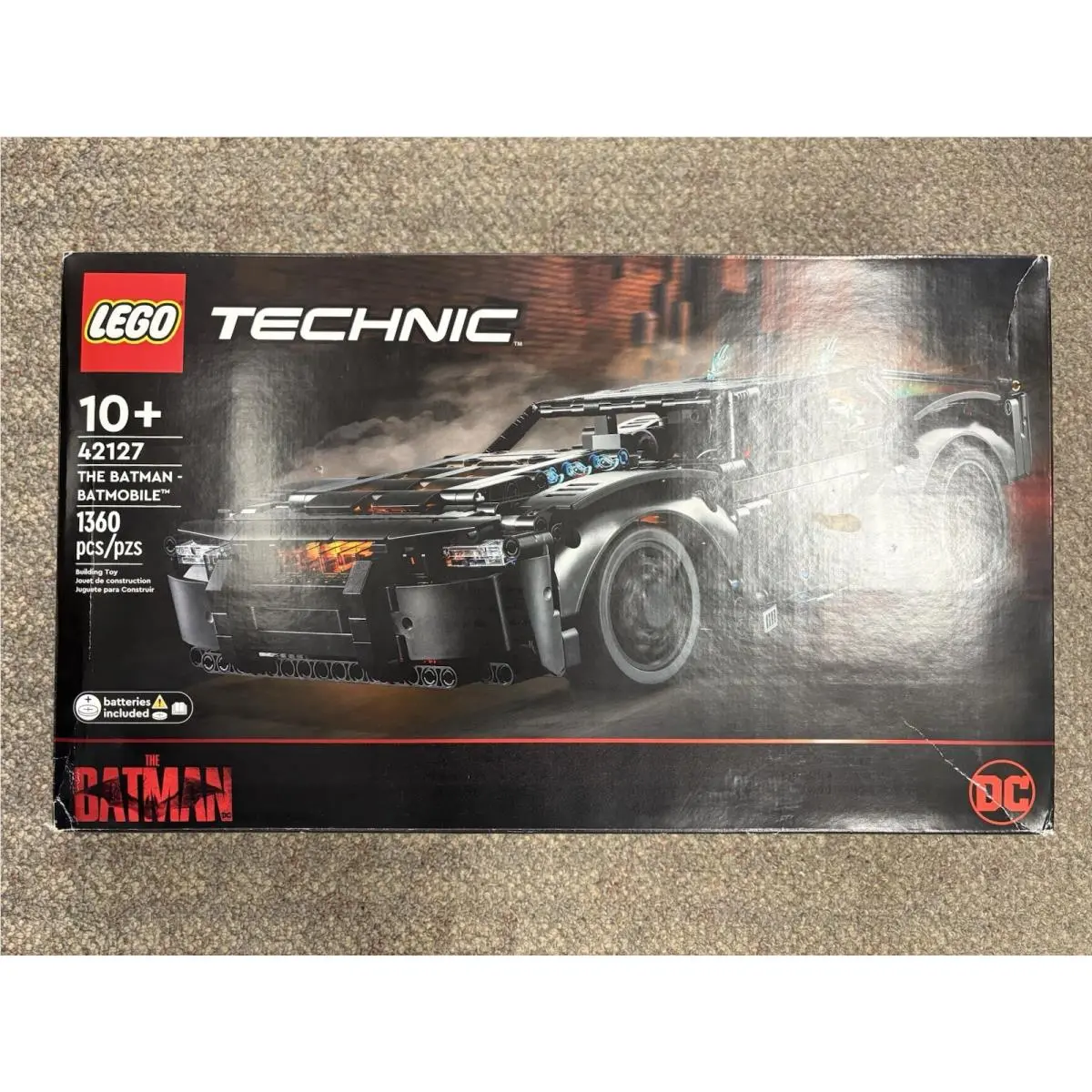 + Lego 42127 Technic DC The Batman Batmobile Set 1360 Pieces