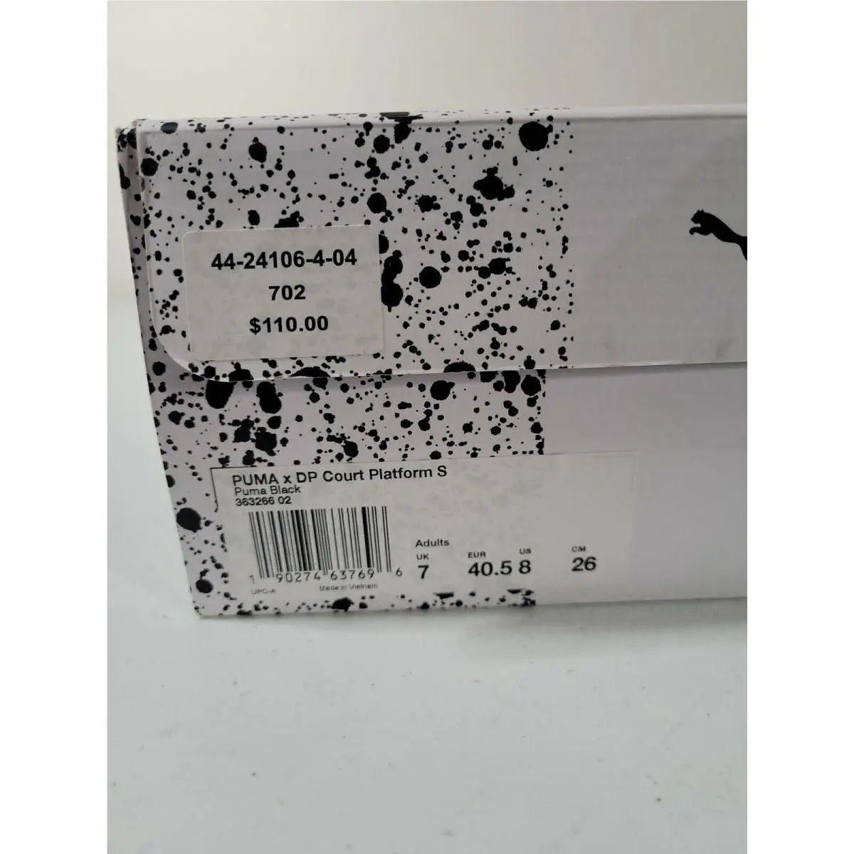 Puma shoes - Puma Daily Paper Court Platform S - Black (UPC: 190274638259) 5