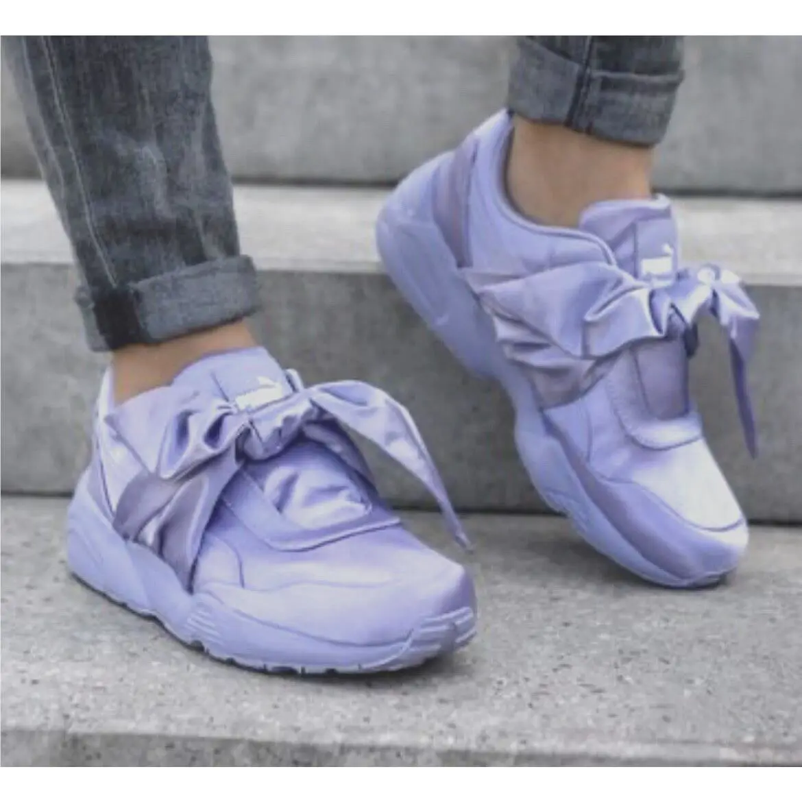 Puma shoes - Puma Fenty Bow Sneakers - Fenty Bow Sneakers - 365054 - Purple 10