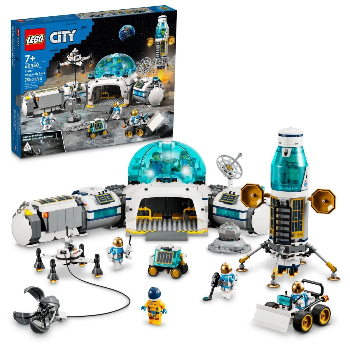 New/sealed Lego City Lunar Research Base Building Set 60350-NASA Artemis Inspire
