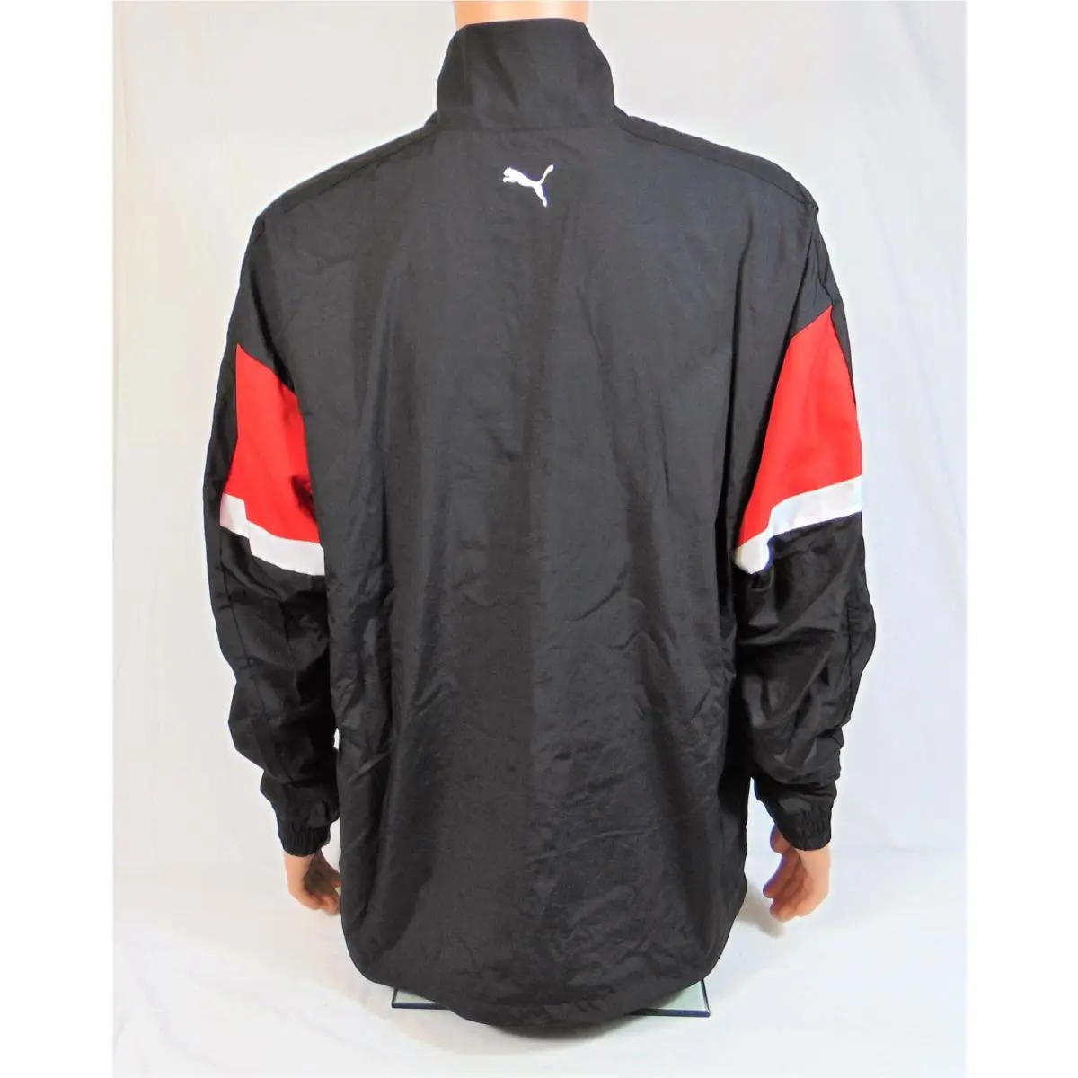 Puma clothing - Puma Scuderia Ferrari Woven Jacket - 596137 02 - Black & Multi Color 0