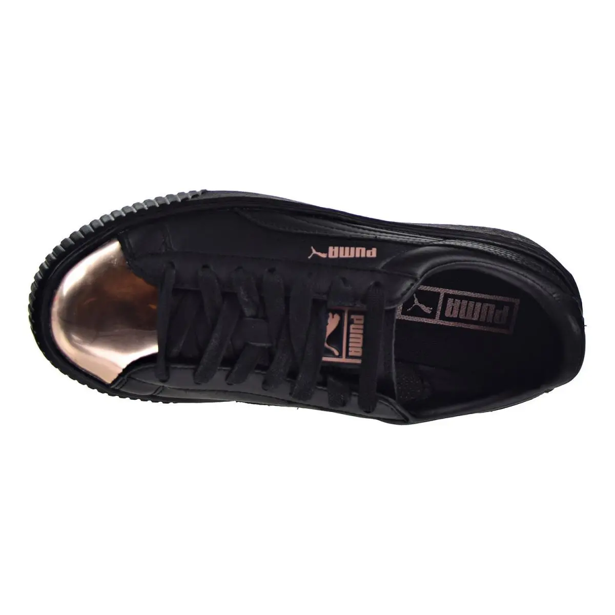 Puma shoes - Black / Classic Gold 4