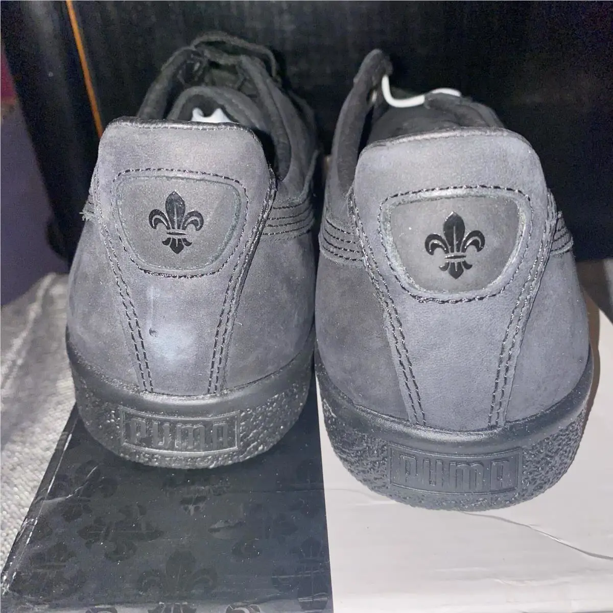 Puma shoes - Puma x En Noir Clyde Fleur de Lis - Black 3