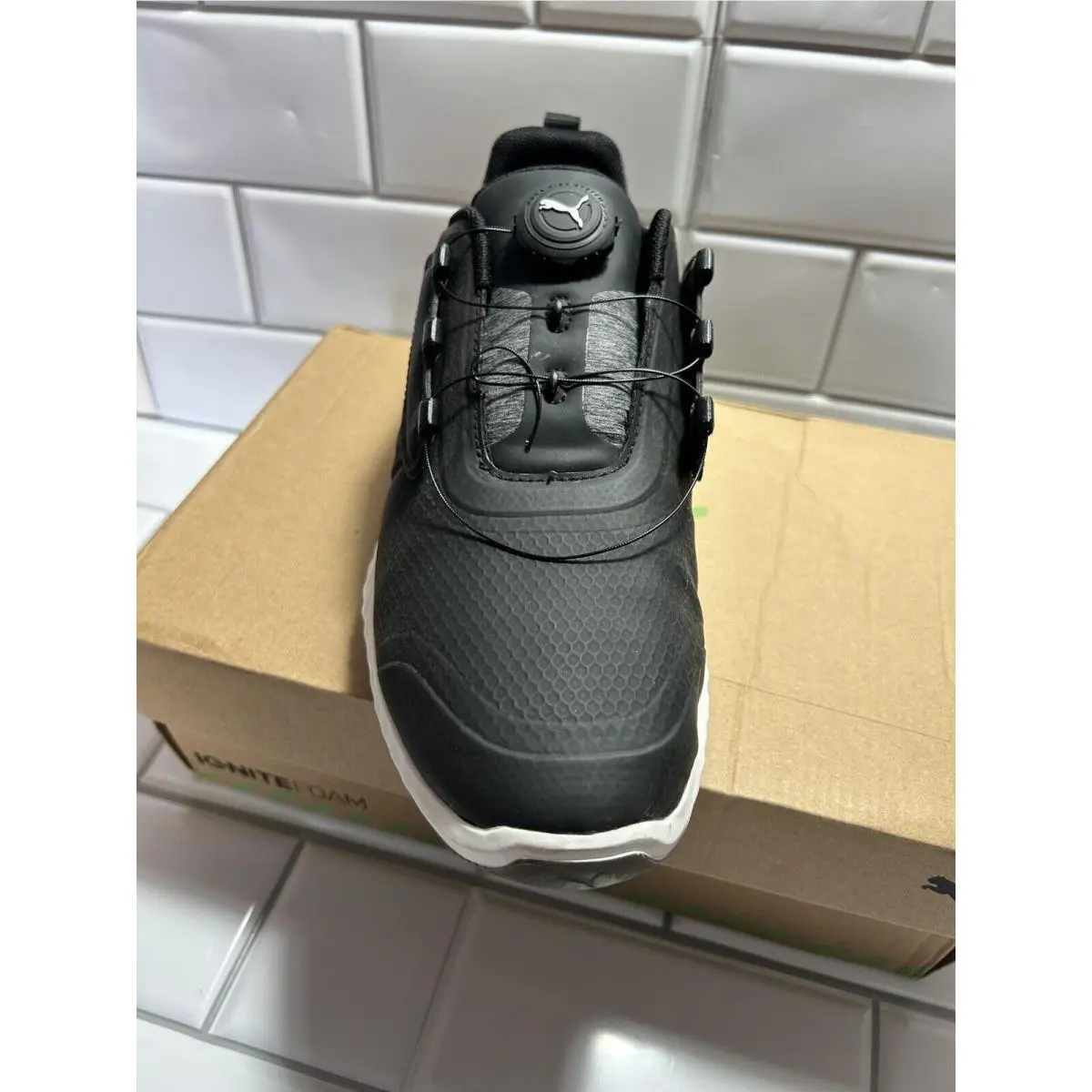 Puma shoes - Black And Silver 8