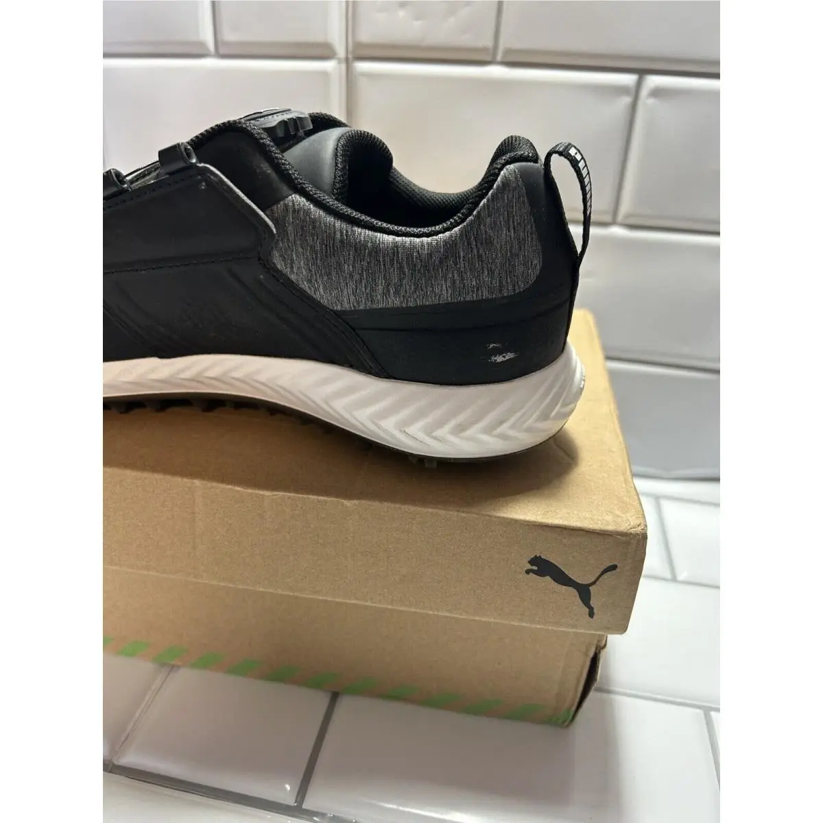 Puma shoes - Black And Silver 5