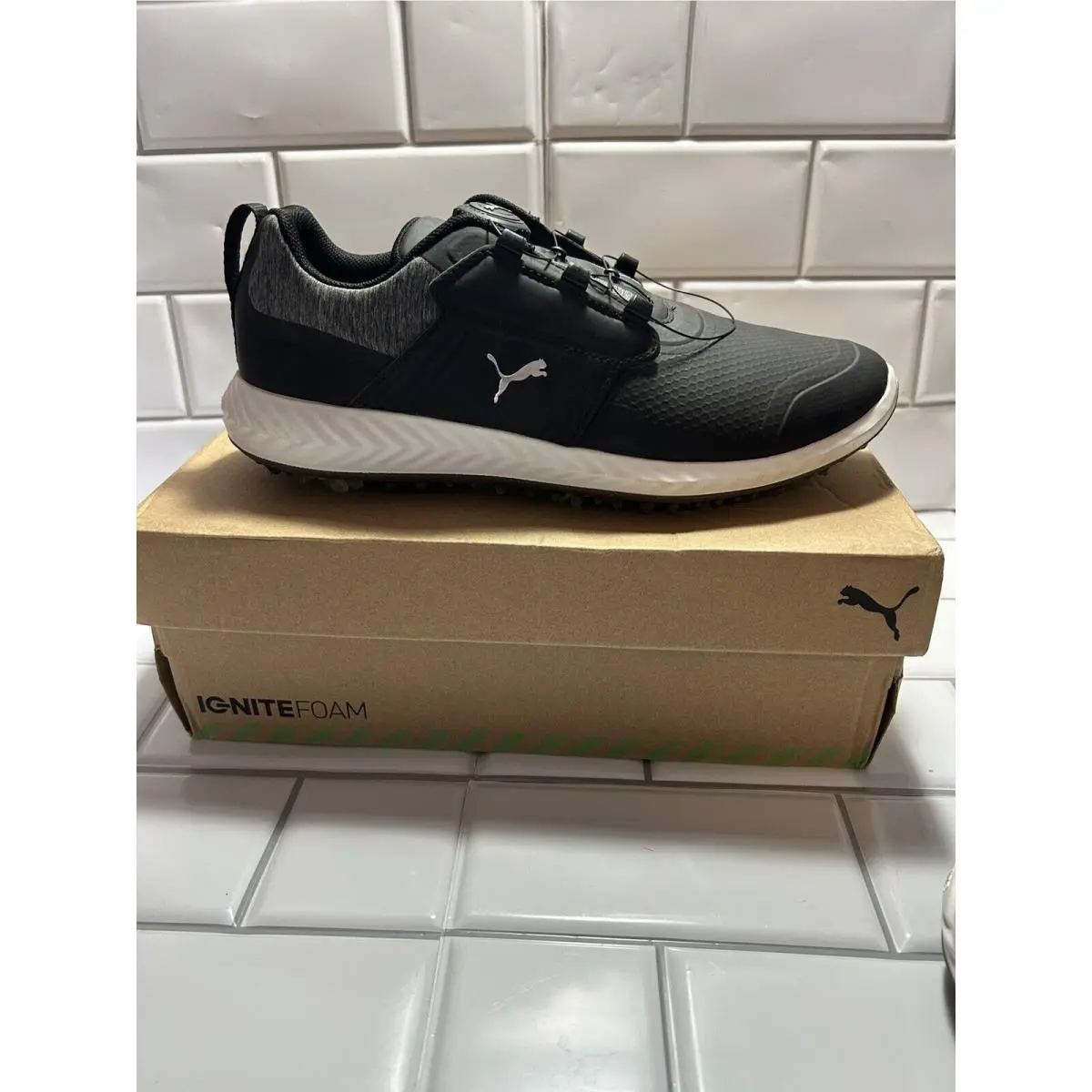Puma shoes - Black And Silver 7