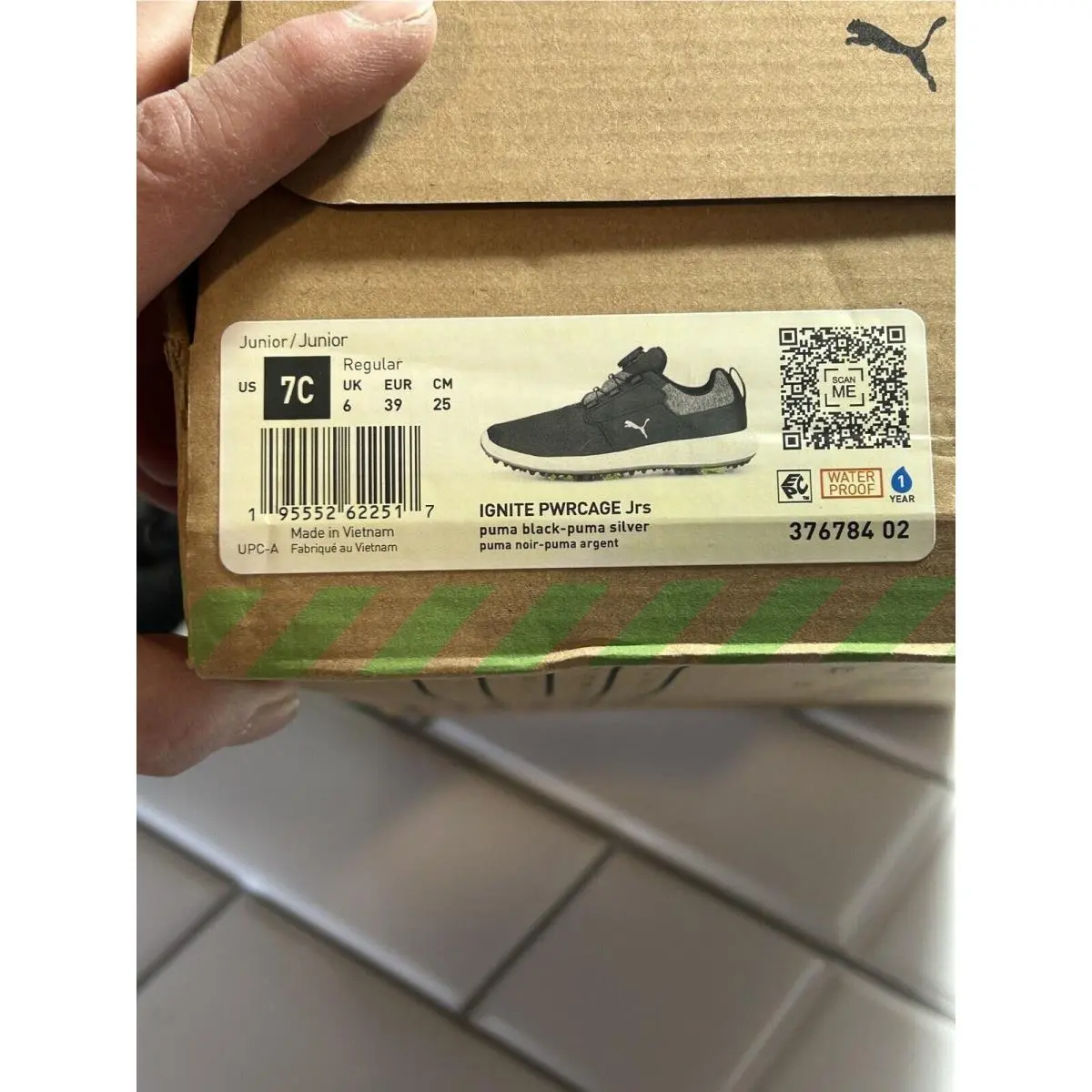 Puma shoes - Black And Silver 12