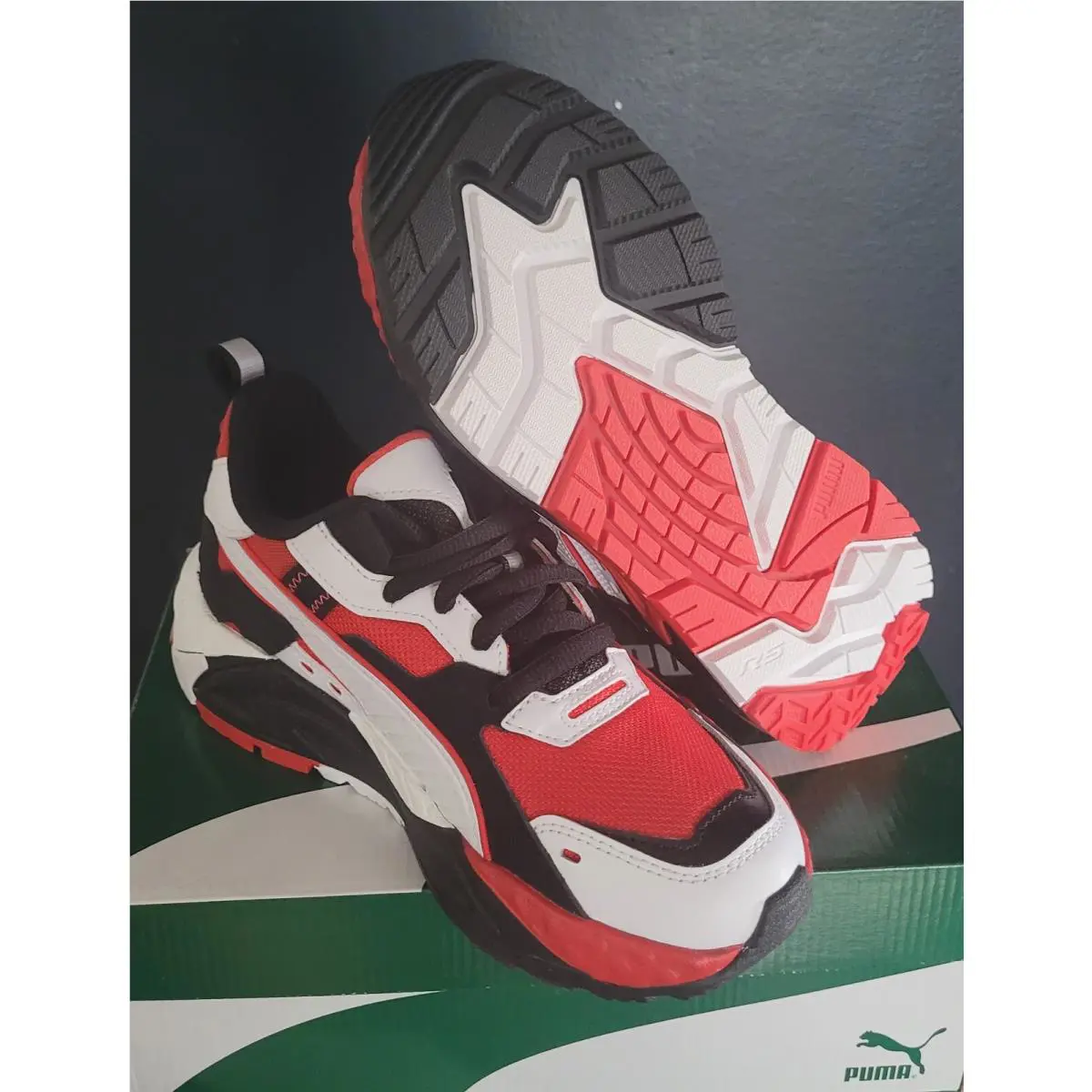 Puma shoes - Red/Black/White (UPC: 195731806387) 2