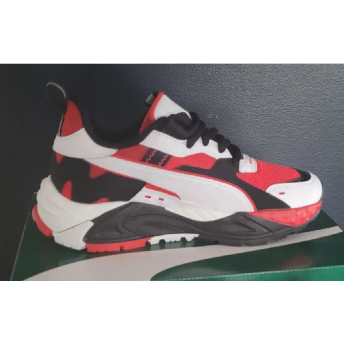 Puma shoes - Red/Black/White (UPC: 195731806387) 3
