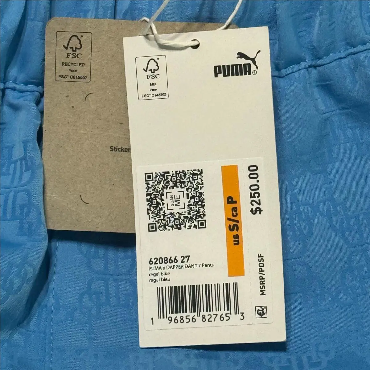 Puma clothing - Puma x Dapper Dan T7 Track Pants - 62088627 - Blue 4