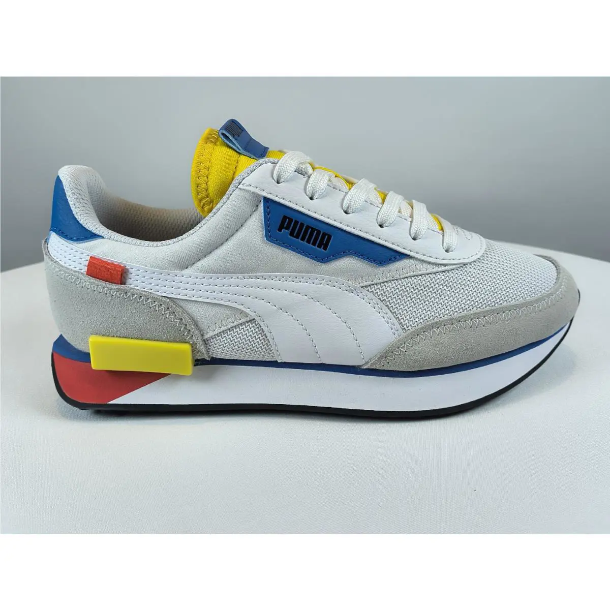Puma shoes - PUMA NEON PLAY JR - NEON PLAY - 38014202 - Puma White Maize (UPC: 194578560216) 0