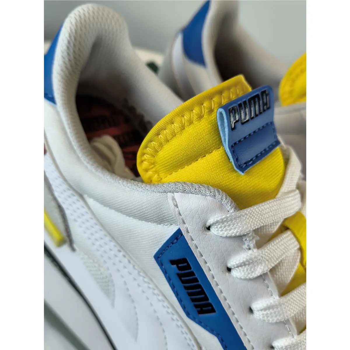 Puma shoes - PUMA NEON PLAY JR - NEON PLAY - 38014202 - Puma White Maize (UPC: 194578560216) 4