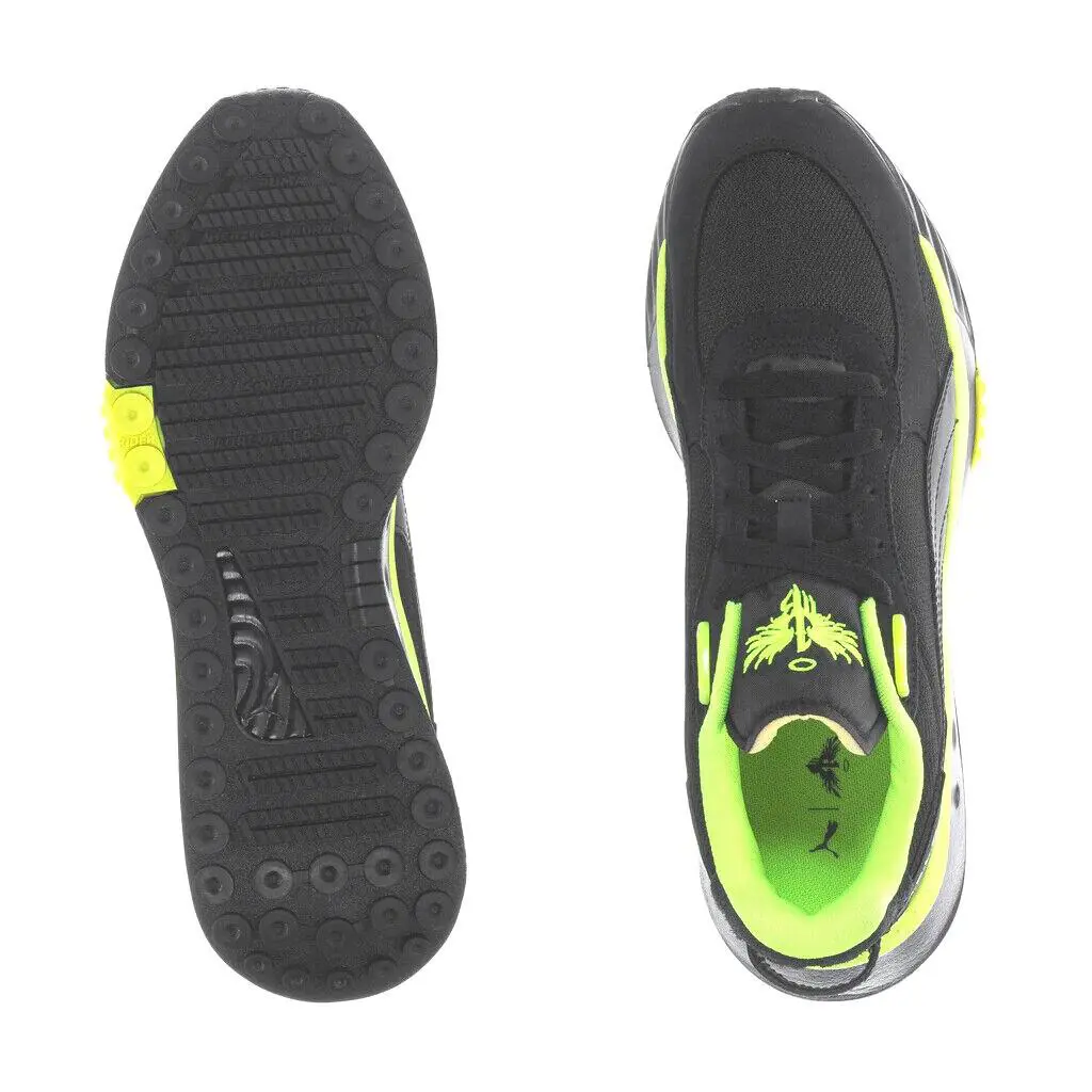 Puma shoes - Black/Safety Yellow 3