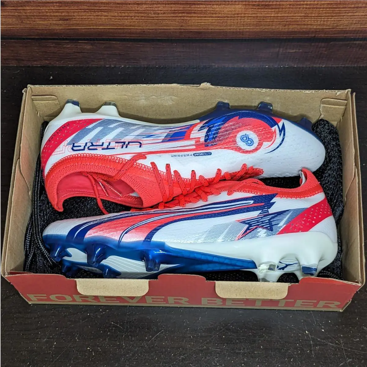 Puma shoes - Puma Ultra Ultimate CP FG - 107320-01 - White, Manufacturer: White-Blue-Sunblaze-Bluemazi (UPC: 195552038141) 10