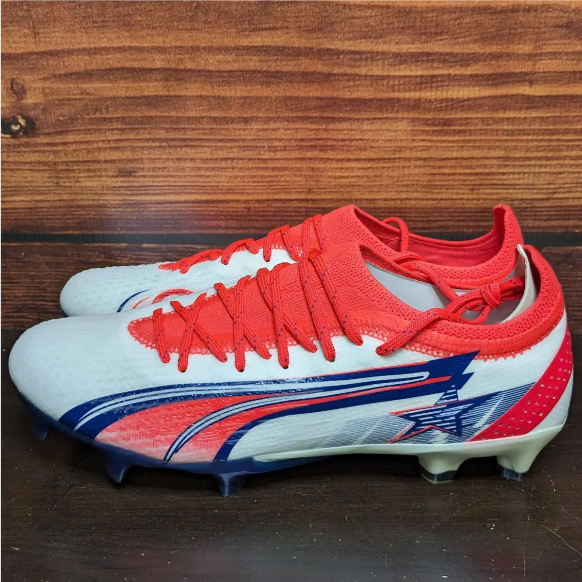 Puma shoes - Puma Ultra Ultimate CP FG - 107320-01 - White, Manufacturer: White-Blue-Sunblaze-Bluemazi (UPC: 195552038141) 2