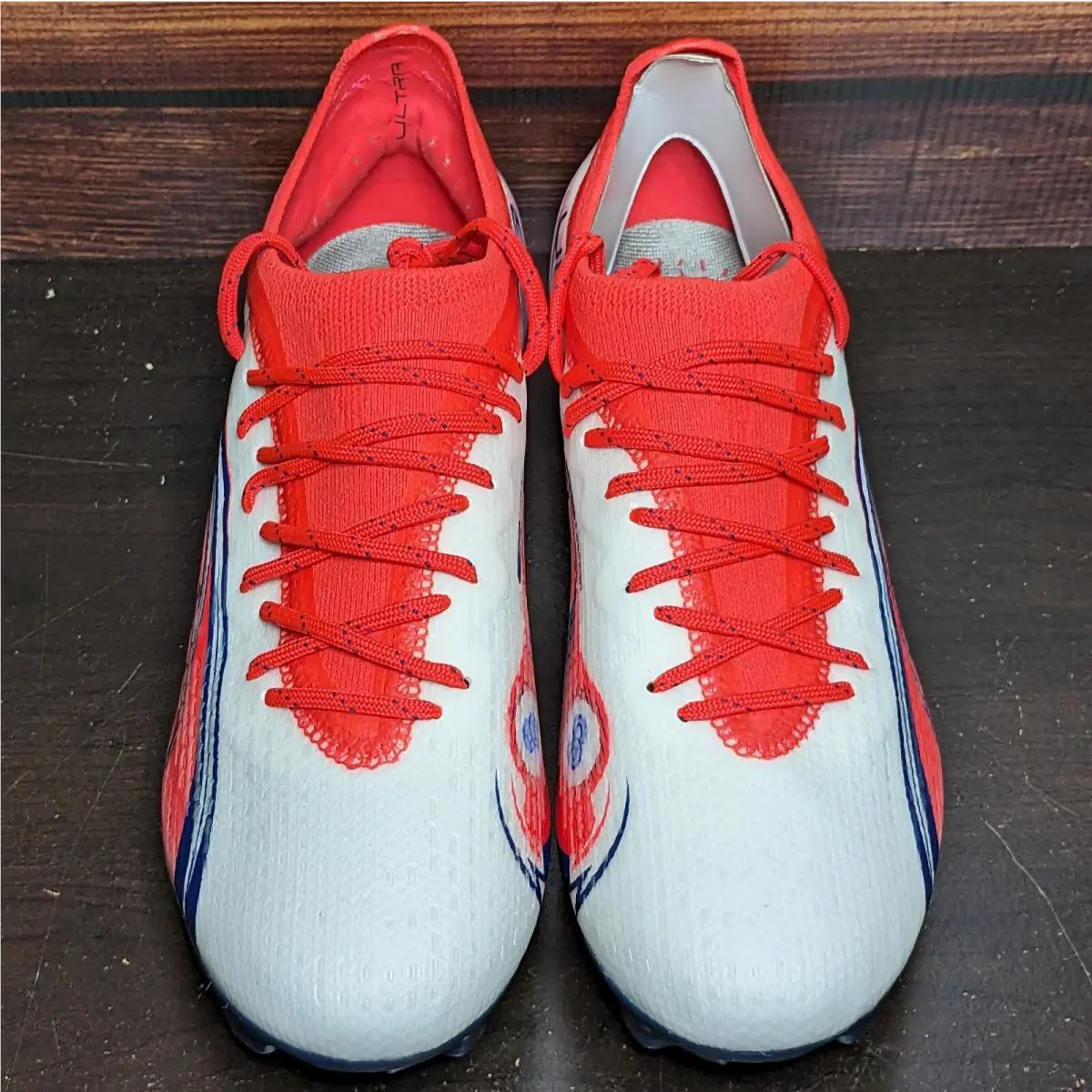 Puma shoes - Puma Ultra Ultimate CP FG - 107320-01 - White, Manufacturer: White-Blue-Sunblaze-Bluemazi (UPC: 195552038141) 3
