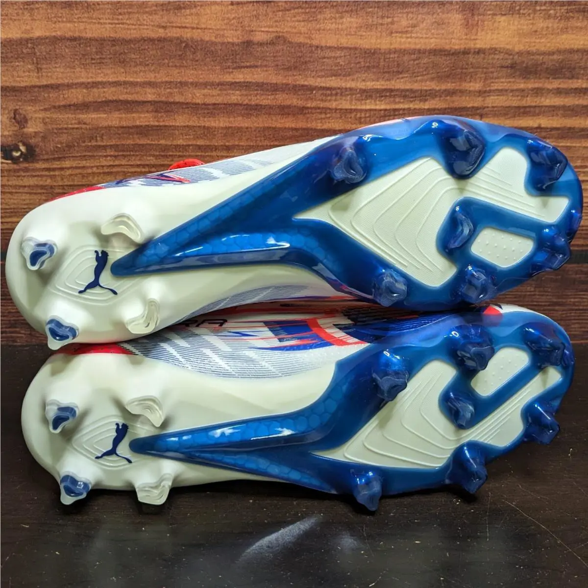 Puma shoes - Puma Ultra Ultimate CP FG - 107320-01 - White, Manufacturer: White-Blue-Sunblaze-Bluemazi (UPC: 195552038141) 7
