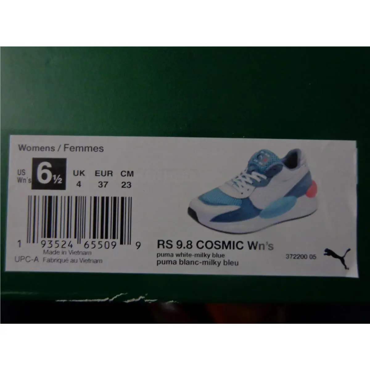 Puma shoes - Puma White, Milky Blue 8
