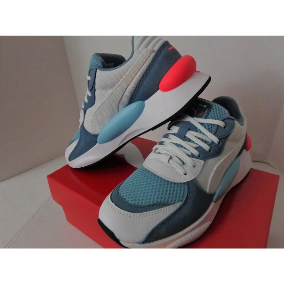 Puma shoes - Puma White, Milky Blue 1