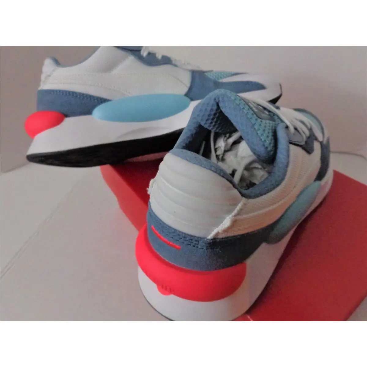 Puma shoes - Puma White, Milky Blue 4