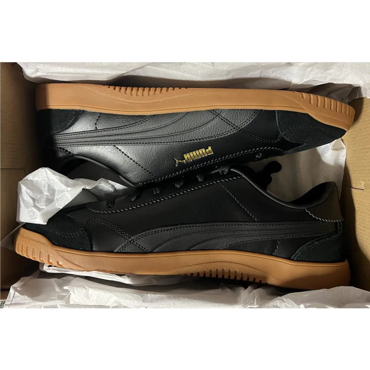 Puma shoes - Basics - Basics - 397449 02 - Black-Black-Puma Gold (UPC: 0197670312608) 7