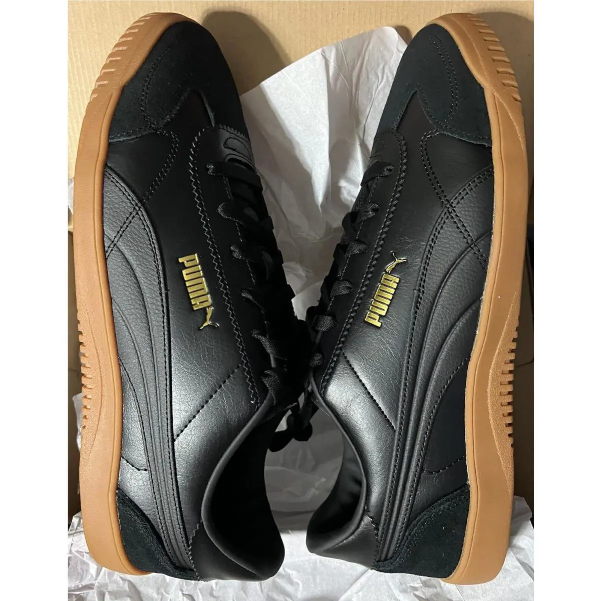 Puma shoes - Basics - Basics - 397449 02 - Black-Black-Puma Gold (UPC: 0197670312608) 8