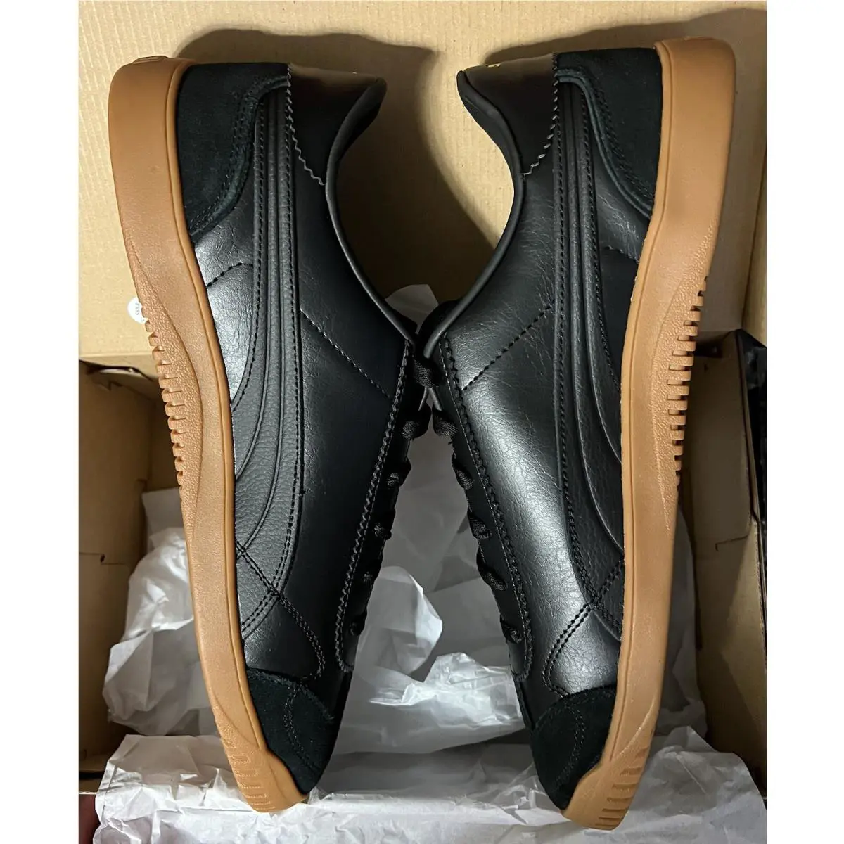 Puma shoes - Basics - Basics - 397449 02 - Black-Black-Puma Gold (UPC: 0197670312608) 9