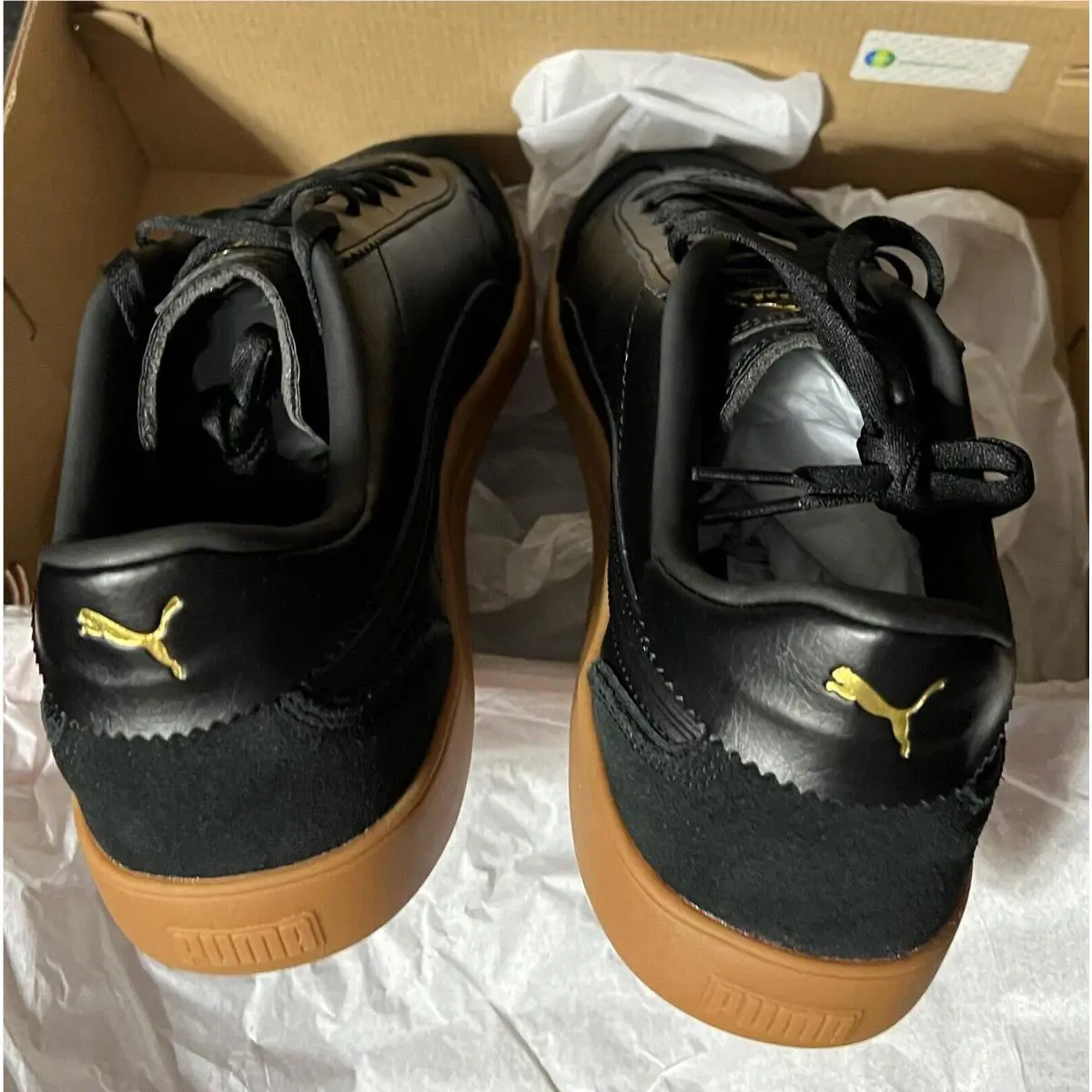 Puma shoes - Basics - Basics - 397449 02 - Black-Black-Puma Gold (UPC: 0197670312608) 12