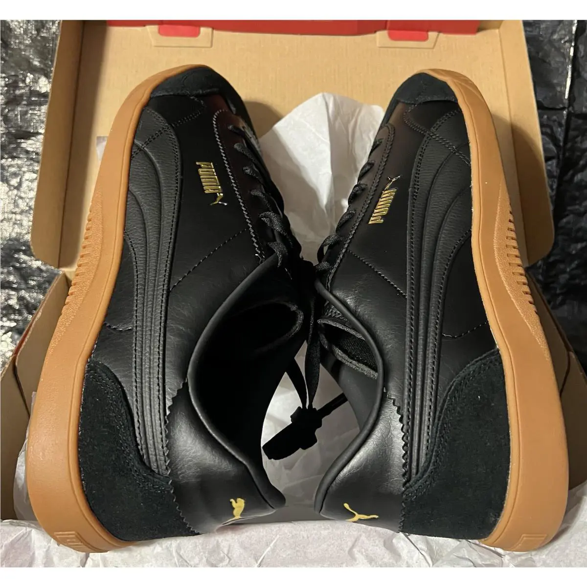 Puma shoes - Basics - Basics - 397449 02 - Black-Black-Puma Gold (UPC: 0197670312608) 13