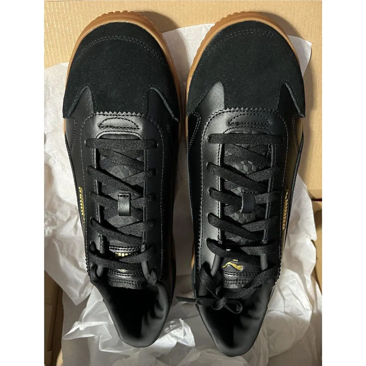 Puma shoes - Basics - Basics - 397449 02 - Black-Black-Puma Gold (UPC: 0197670312608) 14