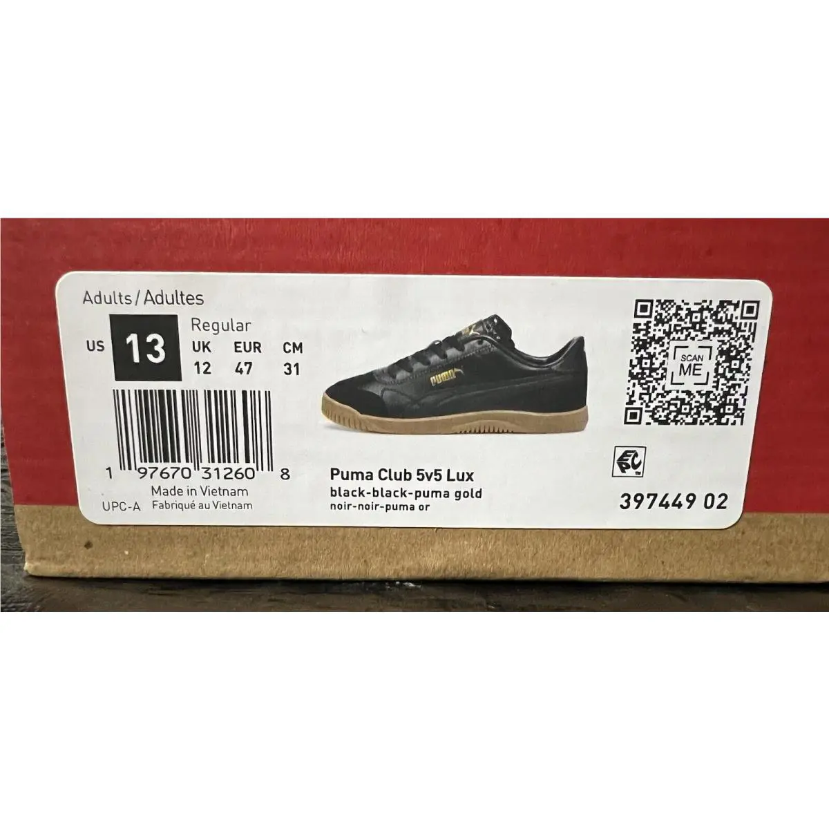 Puma shoes - Basics - Basics - 397449 02 - Black-Black-Puma Gold (UPC: 0197670312608) 0
