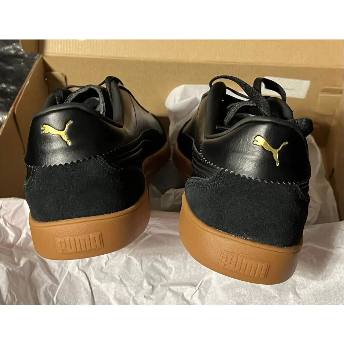 Puma shoes - Basics - Basics - 397449 02 - Black-Black-Puma Gold (UPC: 0197670312608) 18