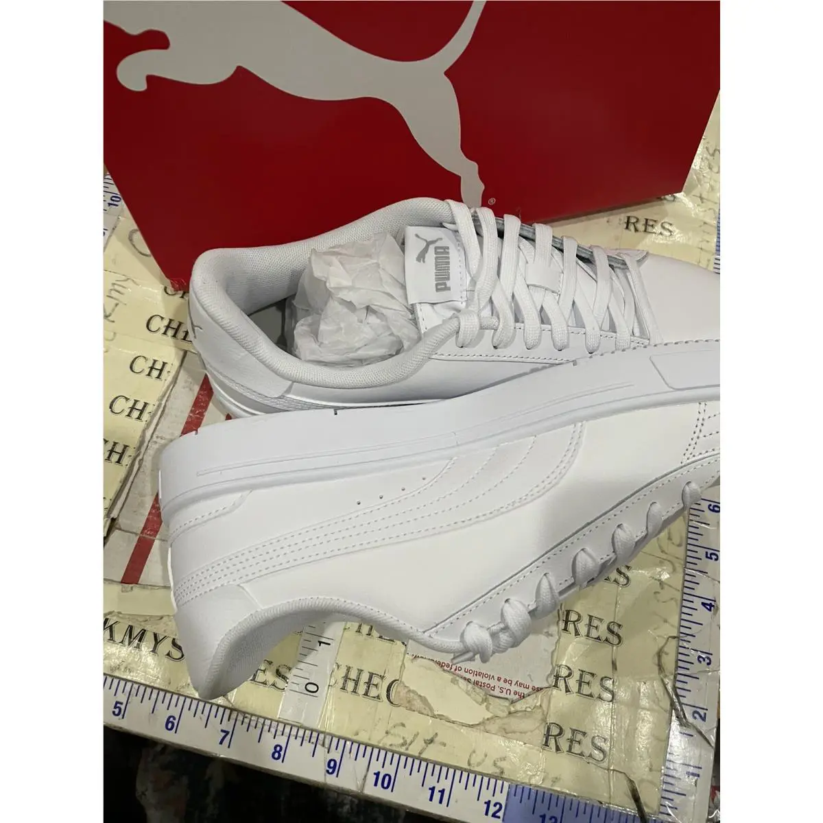 Puma shoes - Puma Serve Pro Lite Lace Up - 37490229 - White (UPC: 0195098744964) 2