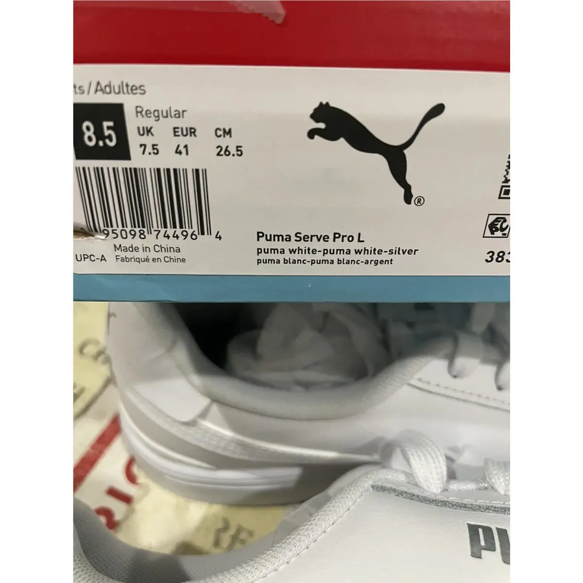 Puma shoes - Puma Serve Pro Lite Lace Up - 37490229 - White (UPC: 0195098744964) 6