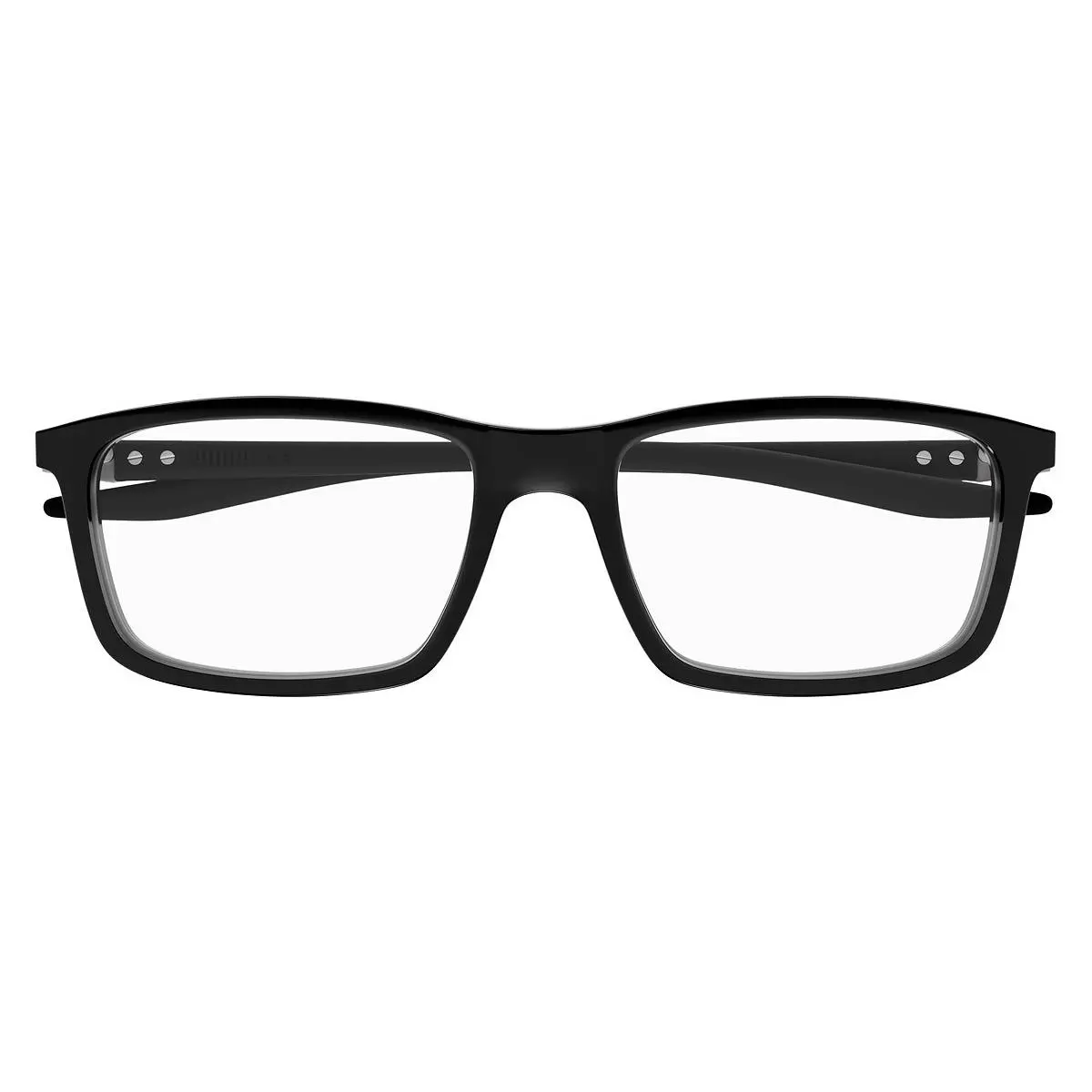 Puma PU0418O Eyeglasses Men Black Rectangle 55mm