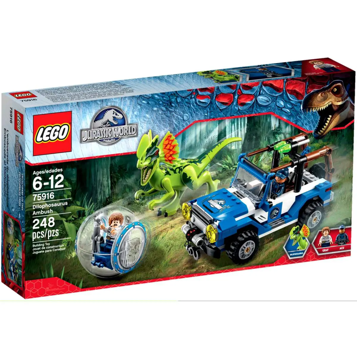 Lego Jurassic World 75916 Dilophosaurus Ambush - Retired