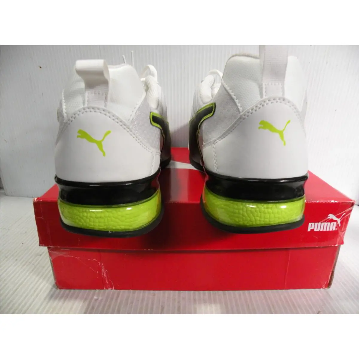 Puma shoes - WHITE/GREEN 2