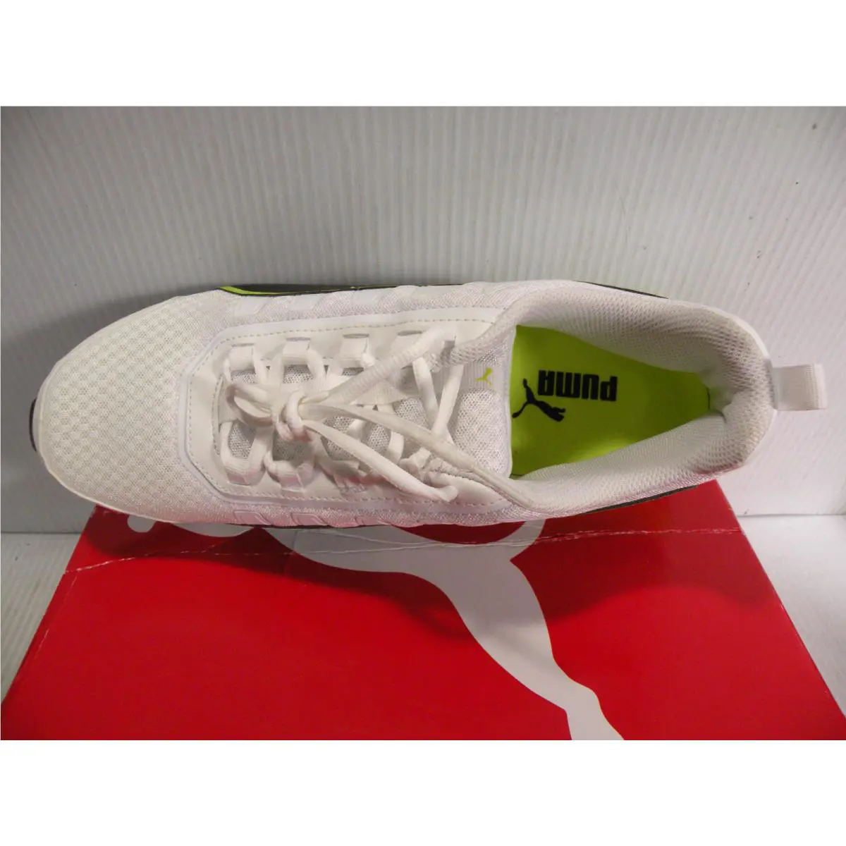 Puma shoes - WHITE/GREEN 3
