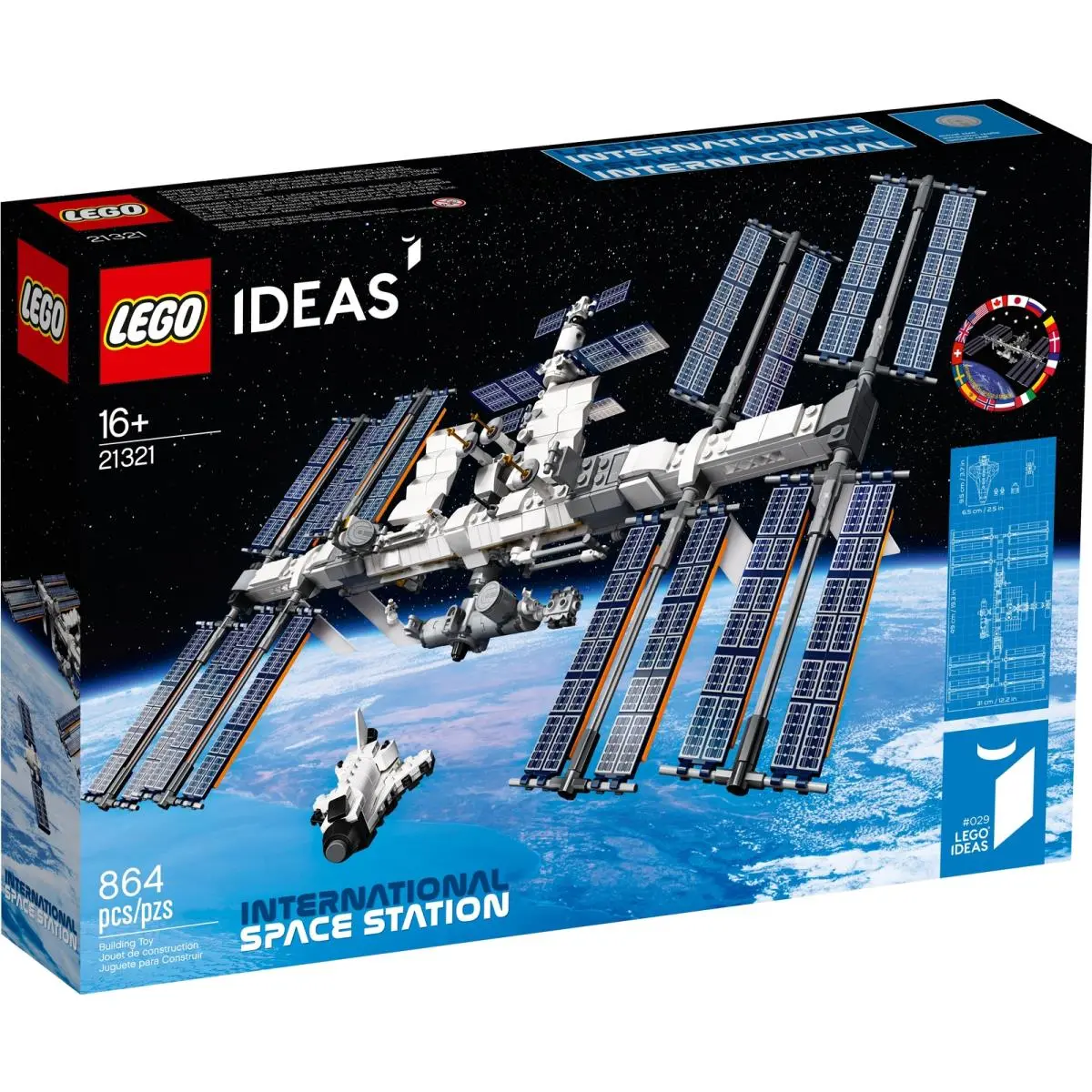 / Lego Ideas 21321 International Space Station Box 864pcs - 