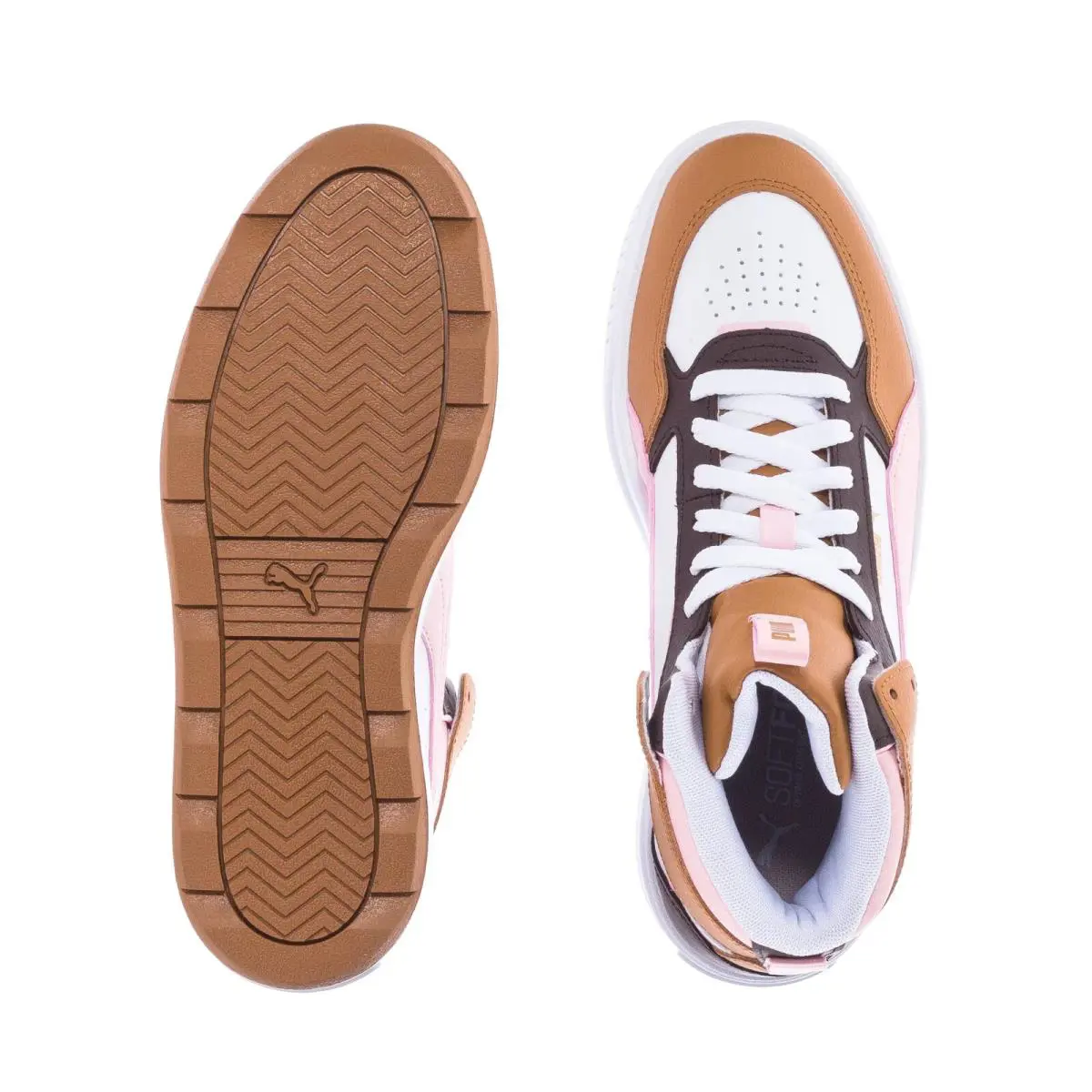 Puma shoes - White/Almond Blossom/Dark Chocolate 4