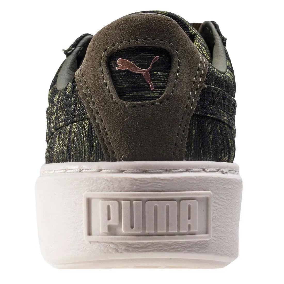 Puma shoes - olive / gold 3