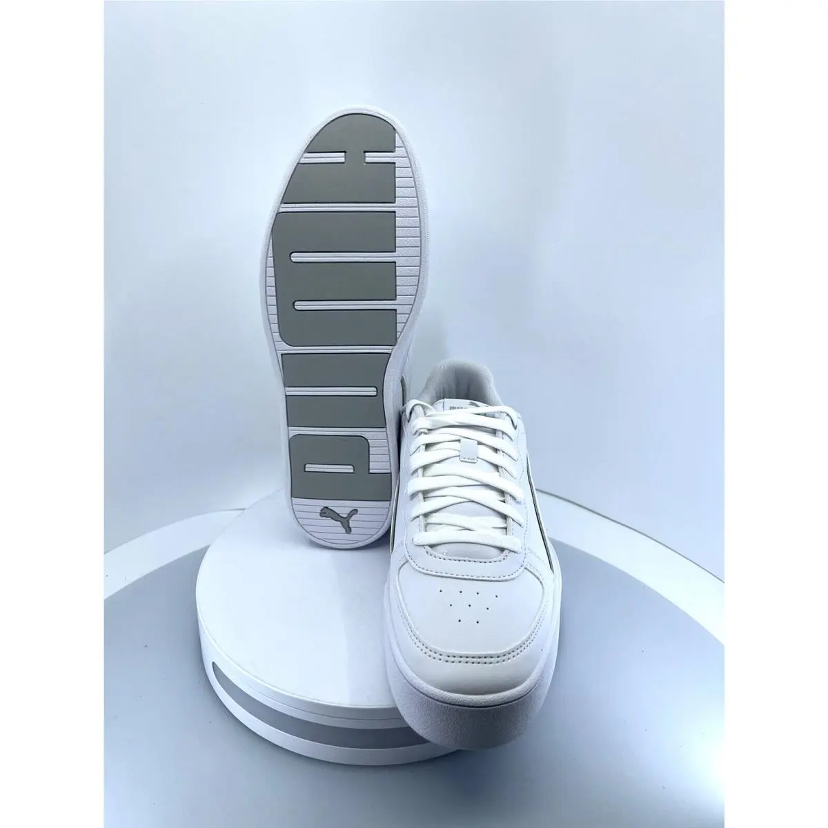 Puma shoes - Basics - Basics - 374797 01 - White - White/White/Silver 8