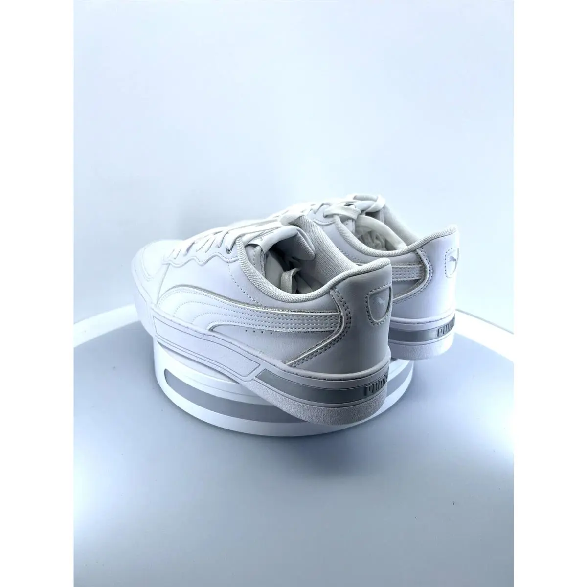 Puma shoes - Basics - Basics - 374797 01 - White - White/White/Silver 1