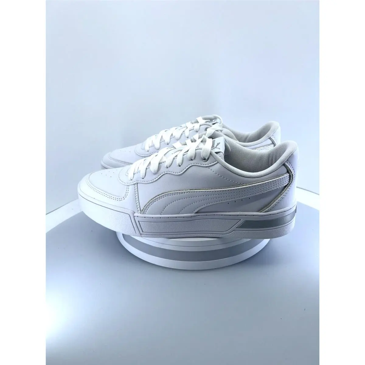 Puma shoes - Basics - Basics - 374797 01 - White - White/White/Silver 2