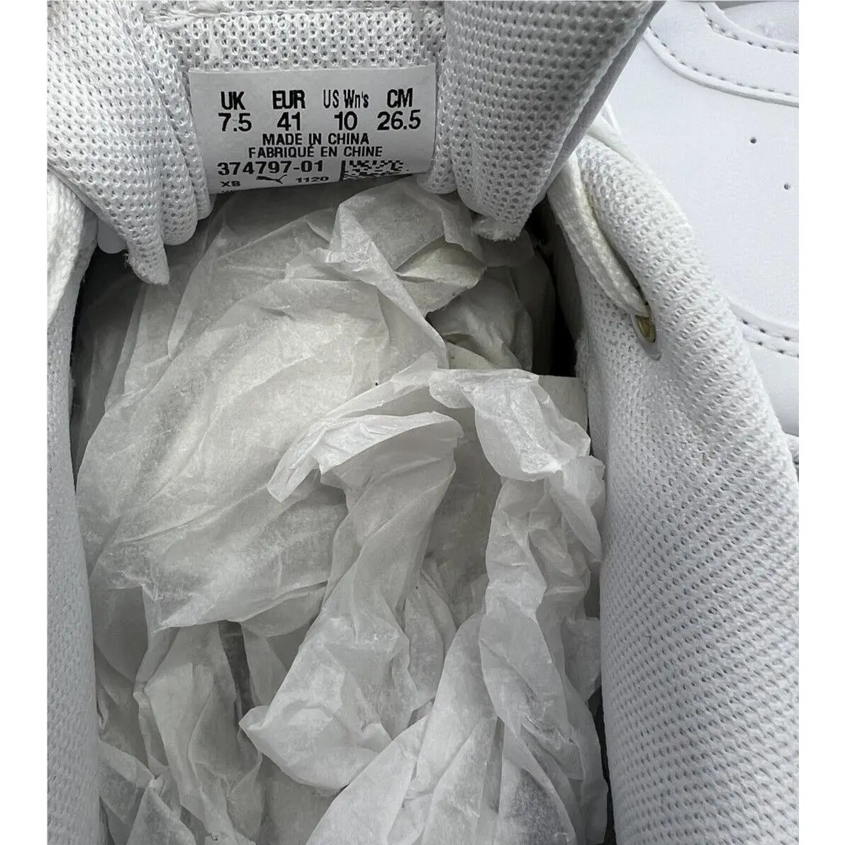 Puma shoes - Basics - Basics - 374797 01 - White - White/White/Silver 11