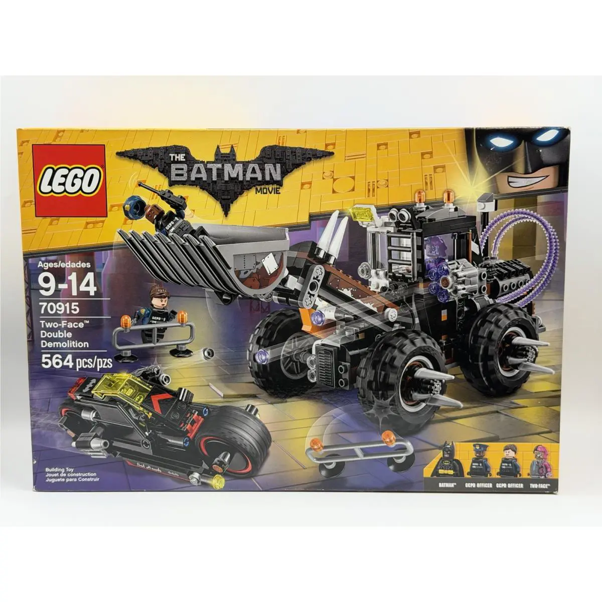 Lego The Lego Batman Movie: Two-face Double Demolition 70915 Retired